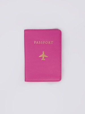 Обложка для паспорта zolla. Цвет: фуксия