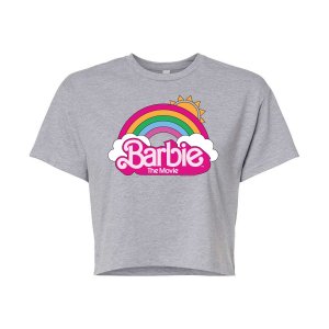 Укороченная футболка с логотипом  Movie для юниоров , серый Barbie