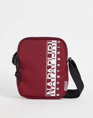 Бордовая сумка для полетов через плечо Happy-Красный Napapijri