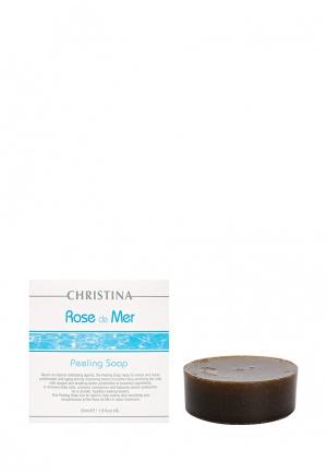 Мыльный пилинг «Роз де Мер» Christina Rose de Mer - 100% натуральный растительный для лица. Цвет: белый