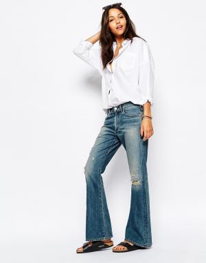 Расклешенные джинсы с заниженной талией Marie A-Gold-E