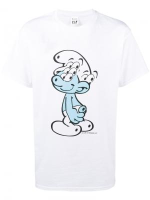 Футболка x Misha Hollenbach Smurf Just A T-Shirt. Цвет: белый
