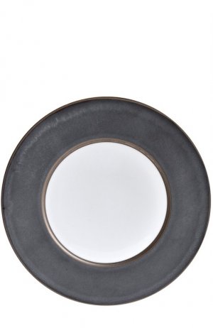 Сервировочная тарелка Email Bernardaud. Цвет: серый
