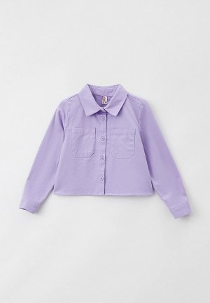 Рубашка DeFacto. Цвет: фиолетовый