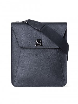 Кожаная сумка-мессенджер Anouk среднего размера , черный Akris