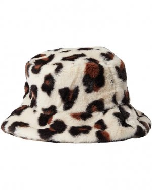 Панама Leopard Bucket Hat, цвет White Badgley Mischka