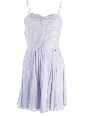 Шелковое платье 2000-х годов John Galliano Pre-Owned. Цвет: фиолетовый