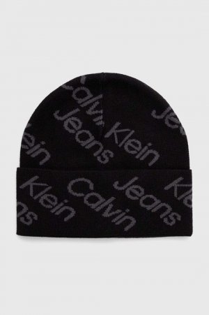Хлопчатобумажная шапка , черный Calvin Klein Jeans