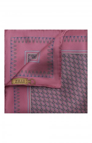 Шелковый платок Zilli. Цвет: розовый