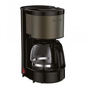 Компактная кофеварка CM312 с цветным сенсорным фильтром (0,6 л) 6 чашек, 600 Вт, уголь Tefal