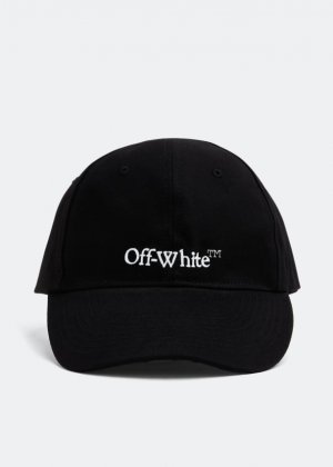Кепка OFF-WHITE Bookish baseball cap, черный