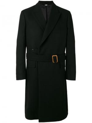 Пальто с ремнем Stella McCartney. Цвет: чёрный