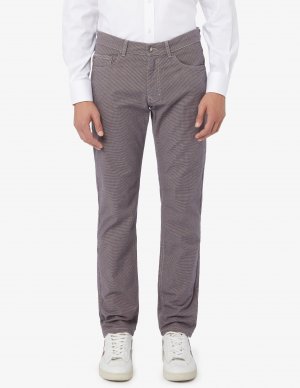 Узкие брюки с микро рисунком и 5 карманами , серый Harmont & Blaine