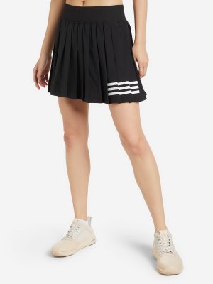 Юбка-шорты женская Club Pleated, Черный, размер 48-50 adidas. Цвет: черный