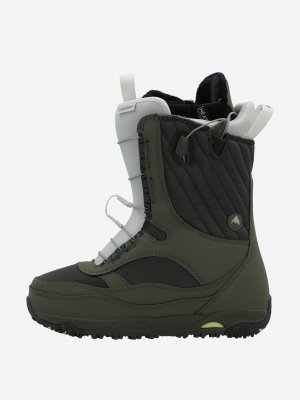 Ботинки сноубордические женские Limelight, Зеленый, размер 39.5 Burton. Цвет: зеленый