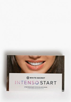 Полоски для зубов отбеливающие White Secret Intenso Start. Цвет: разноцветный