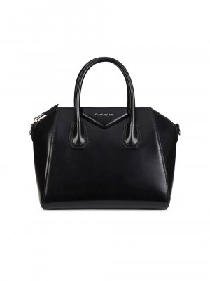 Маленькая кожаная сумка Antigona, черный Givenchy