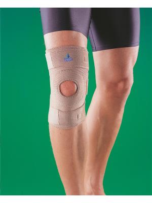 Бандаж на коленный сустав мягкий с кольцом, 1024, ОРРО OppO Medical Inc.. Цвет: бежевый