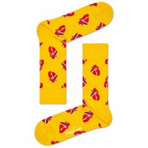 , желтый Happy Socks. Цвет: желтый