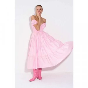 Платье , размер 46/48, розовый TOPTOP. Цвет: белый