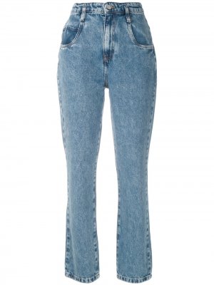 Прямые джинсы Doha Framed. Цвет: синий