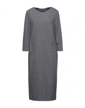 Платье миди CAPPELLINI by PESERICO. Цвет: серый