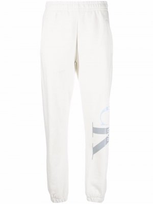 Спортивные брюки с логотипом Calvin Klein Jeans. Цвет: белый