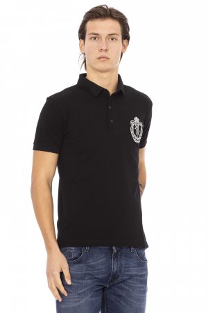 Рубашка-поло S/s Crown Embroidery, черный/белый Billionaire