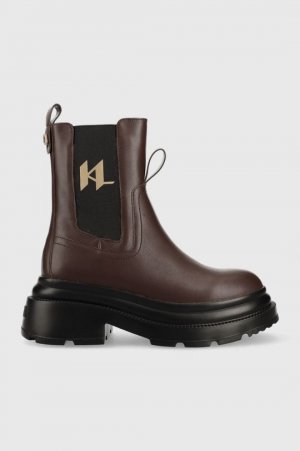 Кожаные ботинки челси DANTON , коричневый Karl Lagerfeld