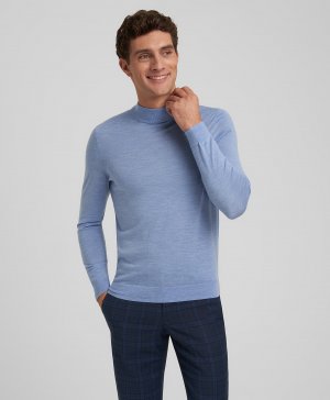 Пуловер трикотажный KWL-TN-F2 BLUE HENDERSON. Цвет: голубой