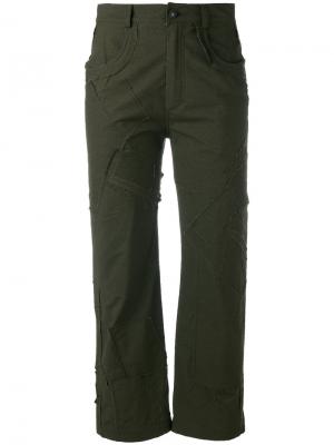 Укороченные брюки Pia Damir Doma. Цвет: зелёный