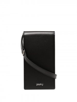 Кошелек с логотипом Juun.J. Цвет: черный