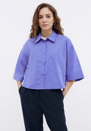 Рубашка Baon Lamoda Exclusive Online. Цвет: фиолетовый