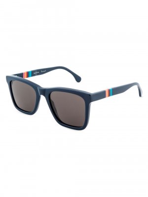 Квадратные солнцезащитные очки Durant 53 мм, синий Paul Smith