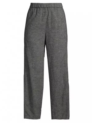 Укороченные брюки до щиколотки с эластичной резинкой-фонариком , белый Eileen Fisher