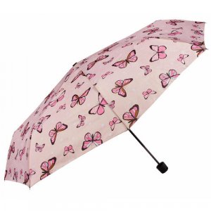 Мини-зонт , розовый Derby. Цвет: розовый