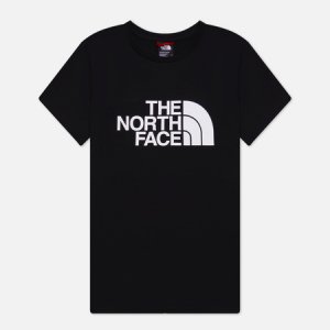 Женская футболка Easy The North Face. Цвет: чёрный