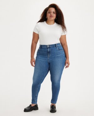 Женские джинсы суперскинни 720 с высокой посадкой, большие размеры Levi's, синий Levi's