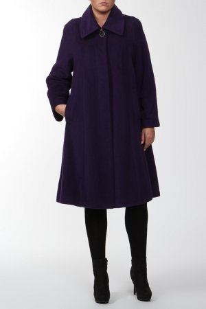 Пальто Style. Цвет: фиолетовый