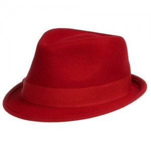Шляпа трилби SEEBERGER 17691-0 FELT TRILBY, размер ONE. Цвет: красный