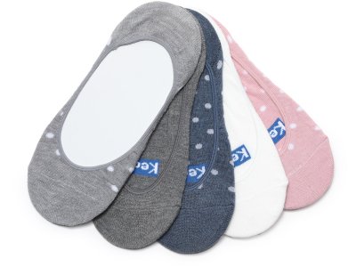 Комплект из 5 пар носков Extra Low Cut, серый/розовый/синий Keds