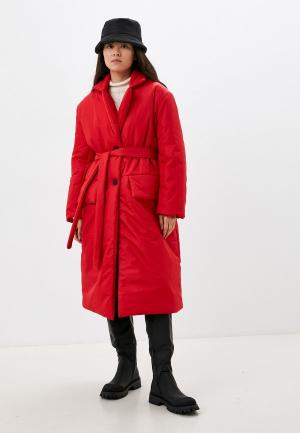 Куртка утепленная TrendyAngel. Цвет: красный