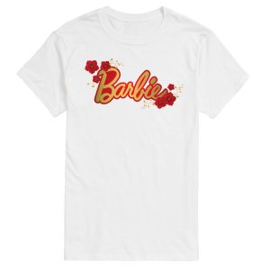 Красная футболка с цветочным рисунком и логотипом Big & Tall , белый Barbie