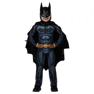 Карнавальный костюм Бэтмэн с мускулами Warner Brothers р.122-64 Батик. Цвет: черный/микс