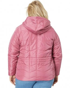 Пуховик Plus Size Zigzag Wave Cozy Faux Fur Lining Hooded Quilted Puffer U.S. Polo Assn.