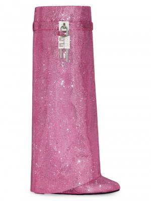 Ботинки Shark Lock со стразами , розовый Givenchy