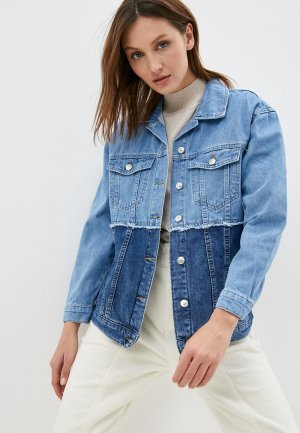 Куртка джинсовая DeFacto. Цвет: синий