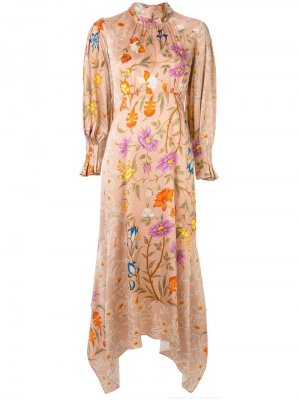 Асимметричное платье с цветочным принтом Mother Of Pearl