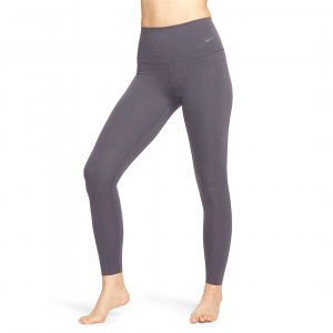 Леггинсы Zenvy Women's Gentle-Support High-Waisted Full-Length, серо-фиолетовый Nike