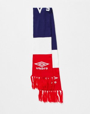 Темно-синий и красный шарф Umbro Home Turf